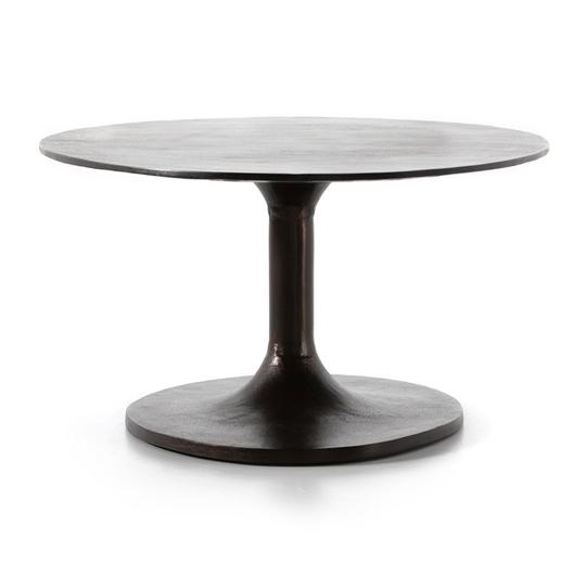 Simone Oval Coffee Table In Antique Rust by FOUR HANDS