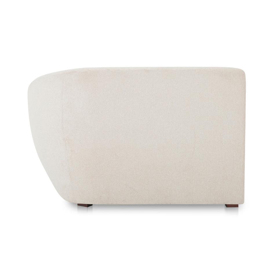 Amelia Right Arm Facing Chaise Warm White by Moes Home