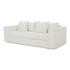 Kiran Sleeper Sofa White by Moes Home