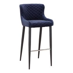 ETTA BARSTOOL DARK BLUE by Moes Home