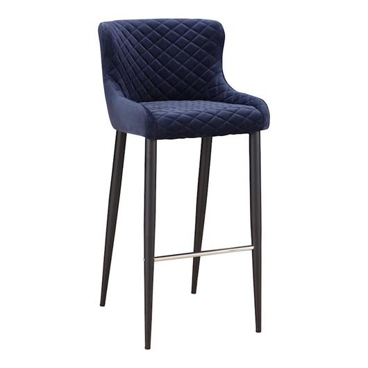 ETTA BARSTOOL DARK BLUE by Moes Home