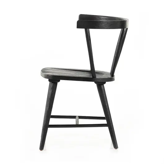 Naples Dining Chair In Black Oak by FOUR HANDS