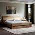 Lia Queen Bed in Natural Reclaimed French Oak by FOUR HANDS
