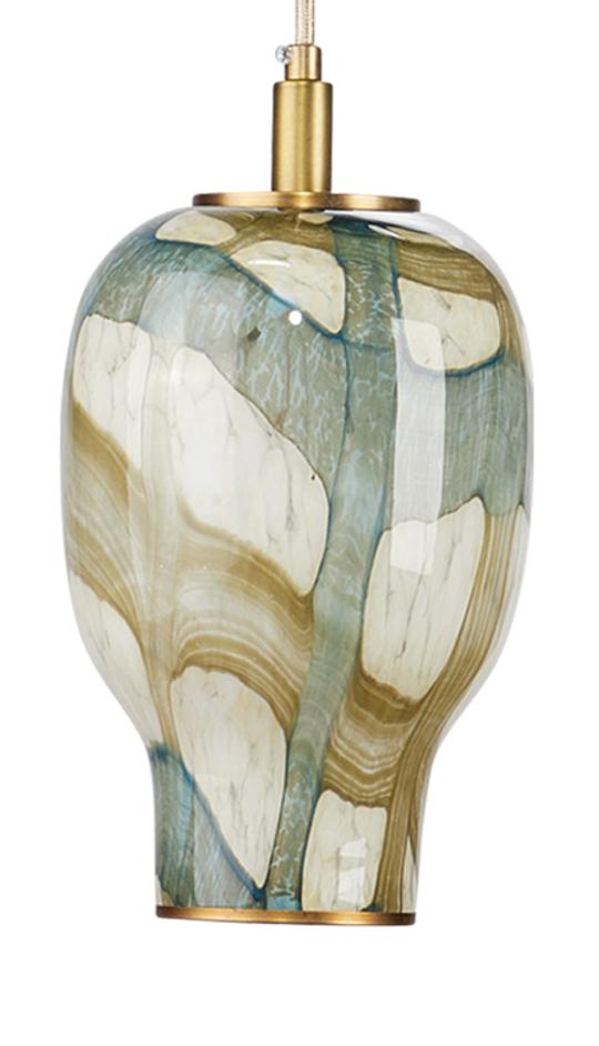 Helen Glass 1-Light Pendant, Large by Jamie Young