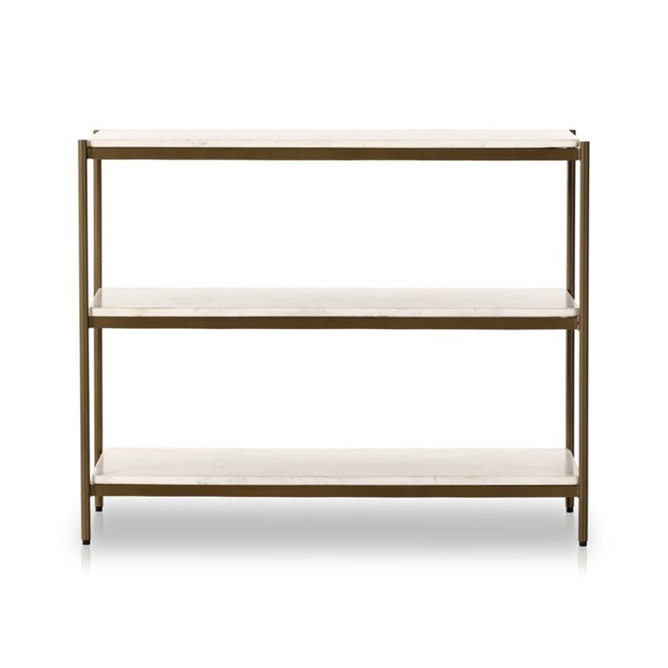 Felix Large Nightstand In Antique Brass by FOUR HANDS