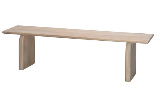 Arc Mango Wood Bench by Jamie Young