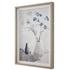 Blue Flowers In Vase Framed Print by Uttermost