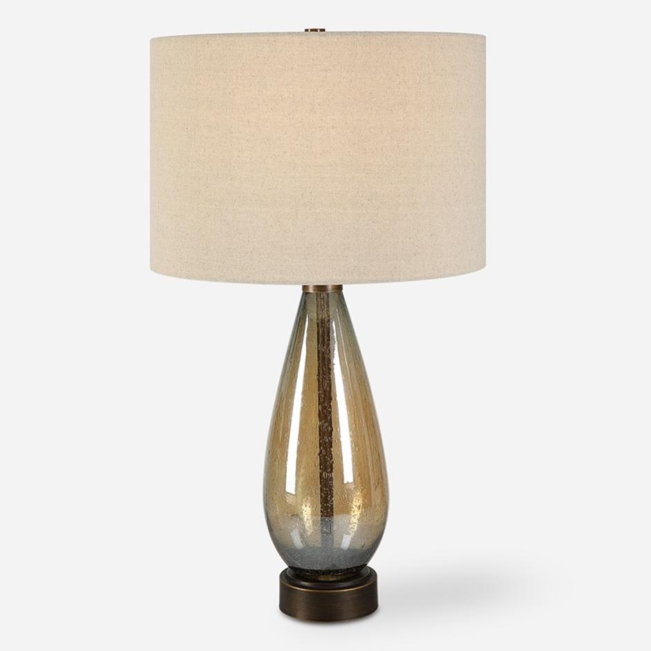 Baltic Teardrop Glass Table Lamp by Uttermost