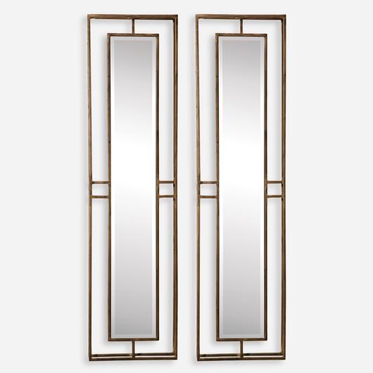 Rutledge Gold Mirrors, S/2 by Uttermost