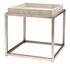 Jax Faux Shagreen Square Side Table by Jamie Young