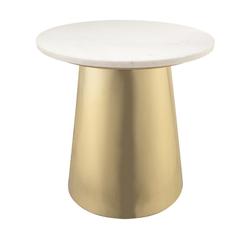 Bleeker Marble Side Table by tov furniture