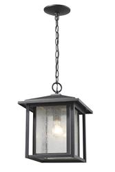 Aspen 1 Light Outdoor in Black Finish by Z-Lite