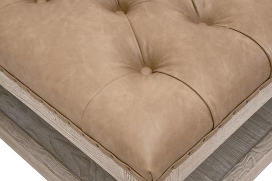 Townsend Tufted Upholstered Rectangle Coffee Table by Essentials For Living