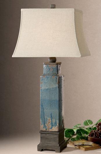 Soprana Blue Table Lamp by Uttermost