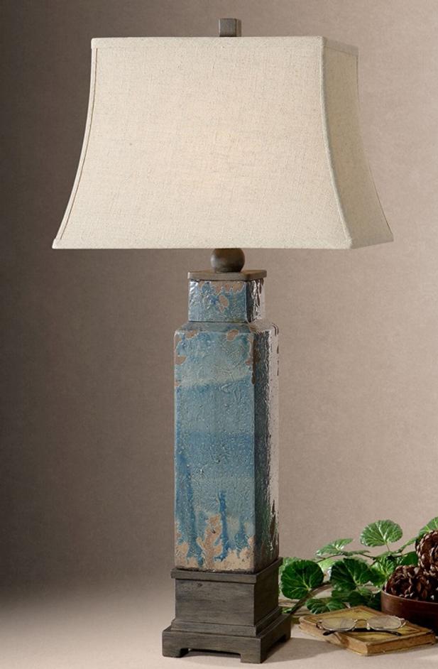 Soprana Blue Table Lamp by Uttermost