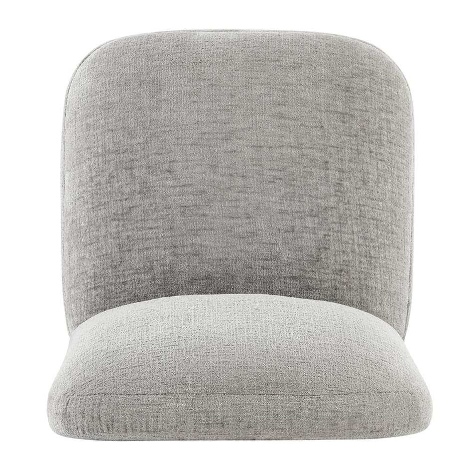 Cortez Fabric Swivel Accent Chair, Seville Gray by New Pacific Direct