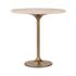 Malani Travertine Gathering Table by Classic Home