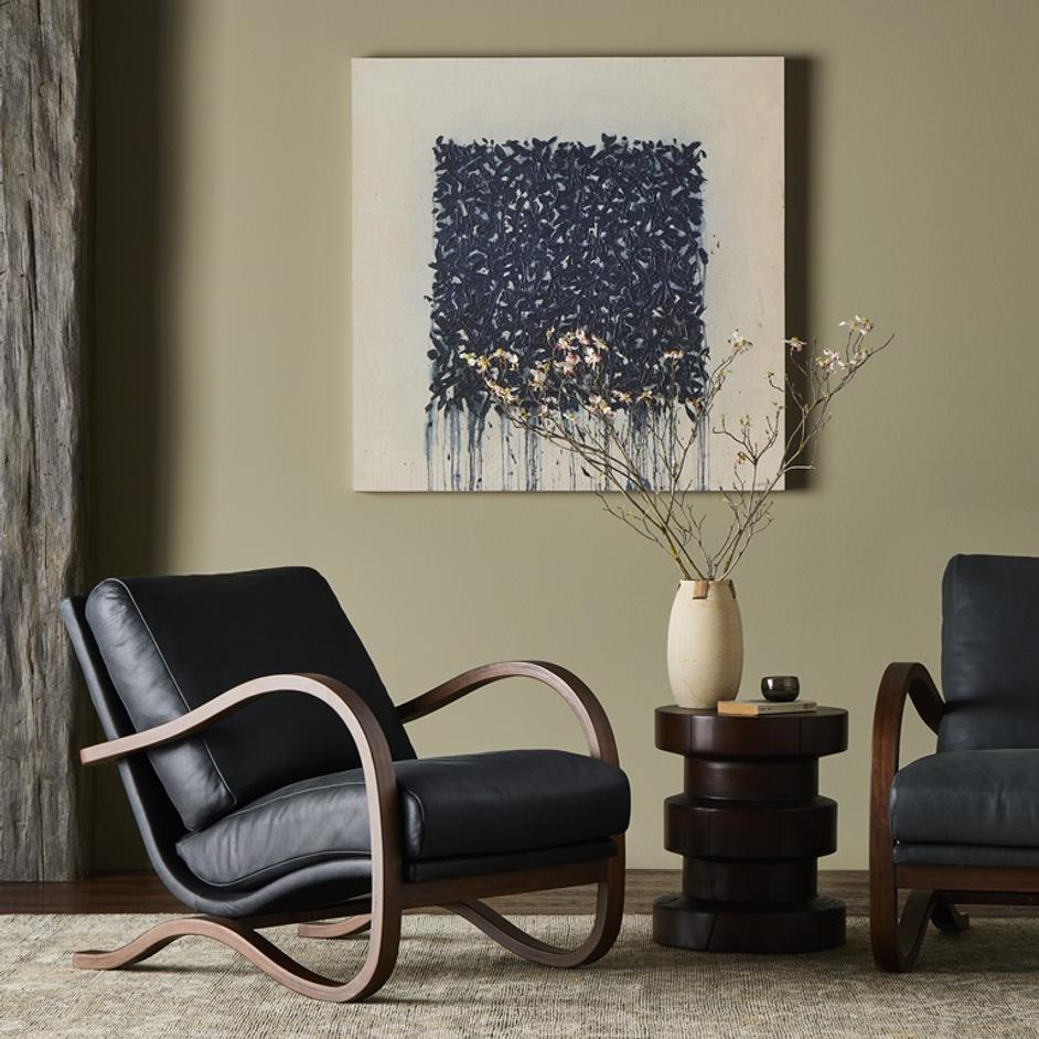 Paxon Chair In Brickhouse Black by FOUR HANDS