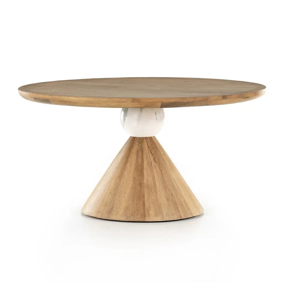 Bibianna Dining Table - Smoked Honey by Four Hands