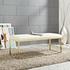 Russell Fabric Bench In Gold Ivory by Modway Furniture
