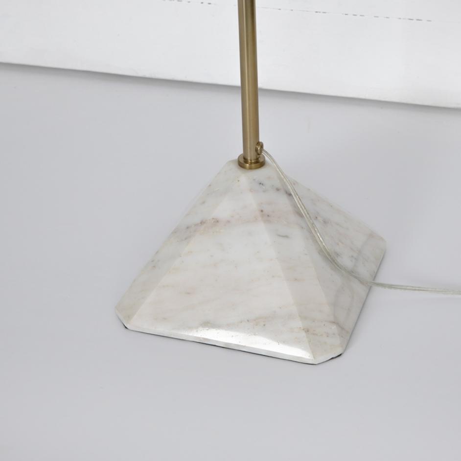 Hartford Floor Lamp In Patina Brass by FOUR HANDS
