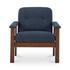Parker Lounge Chair Dark Blue by Moes Home
