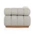Roma Outdoor Sectional In Corner Pc In Ash by FOUR HANDS