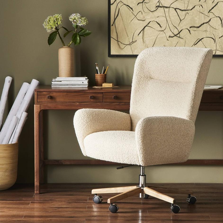Cade Desk Chair - Lisbon Cream by Four Hands