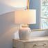 Arthur Ceramic Table Lamp with Linen Shade, Grey by Jamie Young