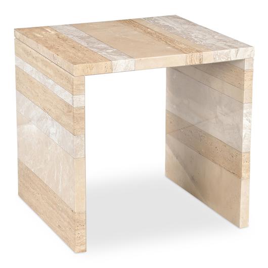 Rosa Accent Table Mixed Marble by Moes Home