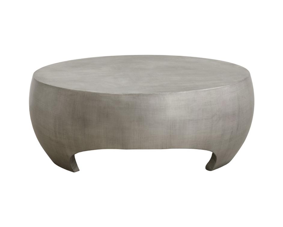 TARSUS COFFEE TABLE - PEWTER by Sunpan