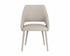 GALEN DINING ARMCHAIR - LINEA LIGHT GREY LEATHER by Sunpan