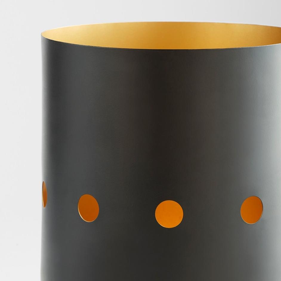 Naktis Vase|Black-Wide by Cyan Design