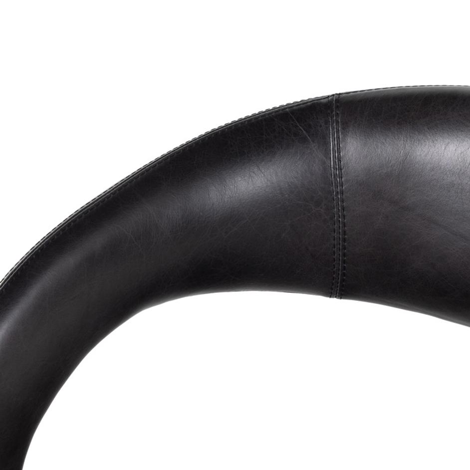 Hawkins Stool In Sonoma Black In Counter by FOUR HANDS