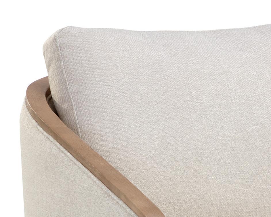 TASIA SWIVEL LOUNGE CHAIR - EFFIE LINEN by Sunpan