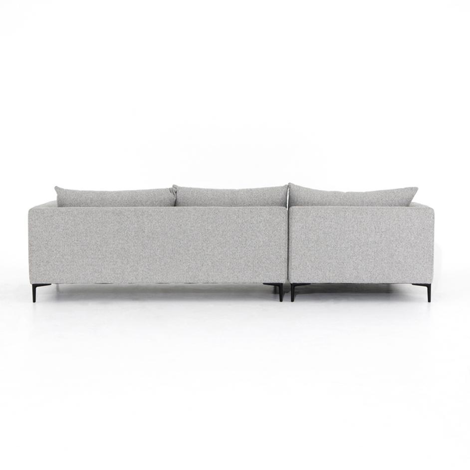 Madeline 2 Pc Sectional Laf Chaise in Lashon Fog by FOUR HANDS