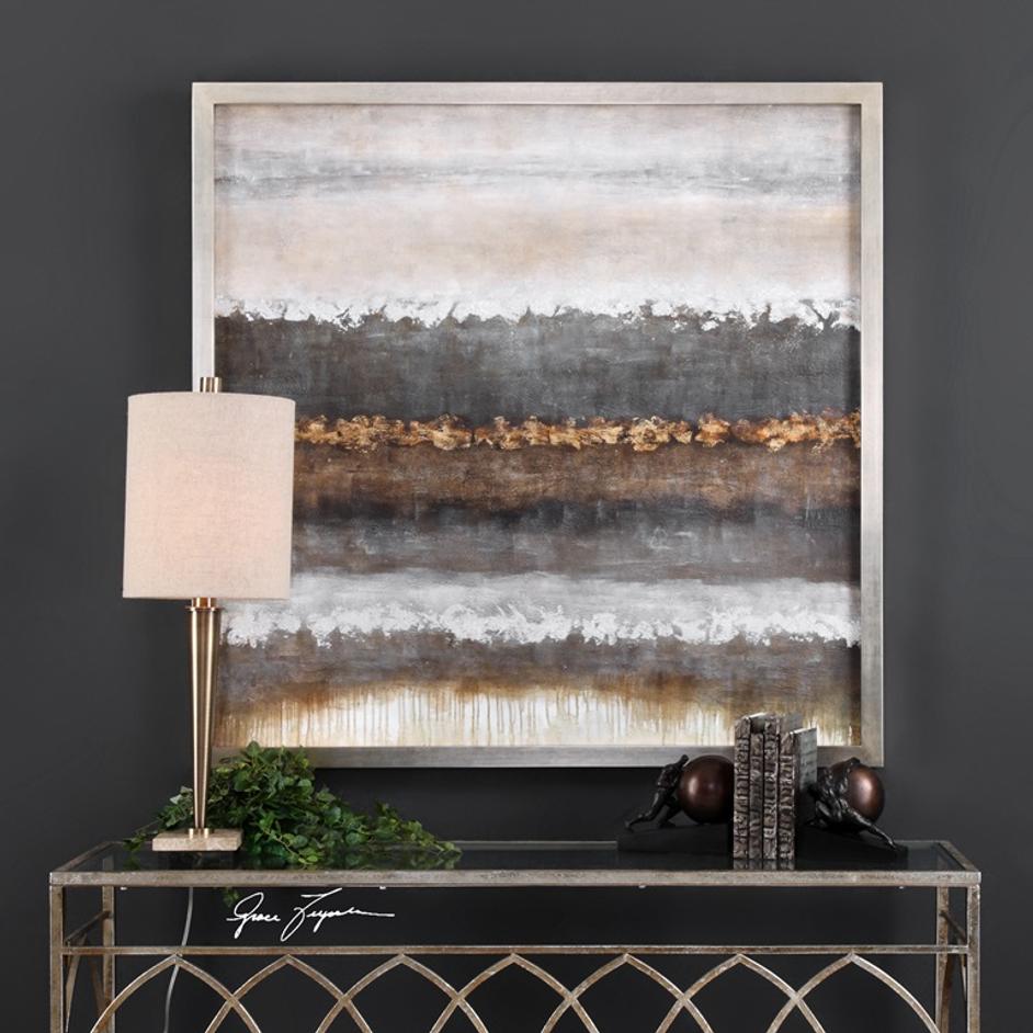 Layers Hand Painted Canvas by Uttermost
