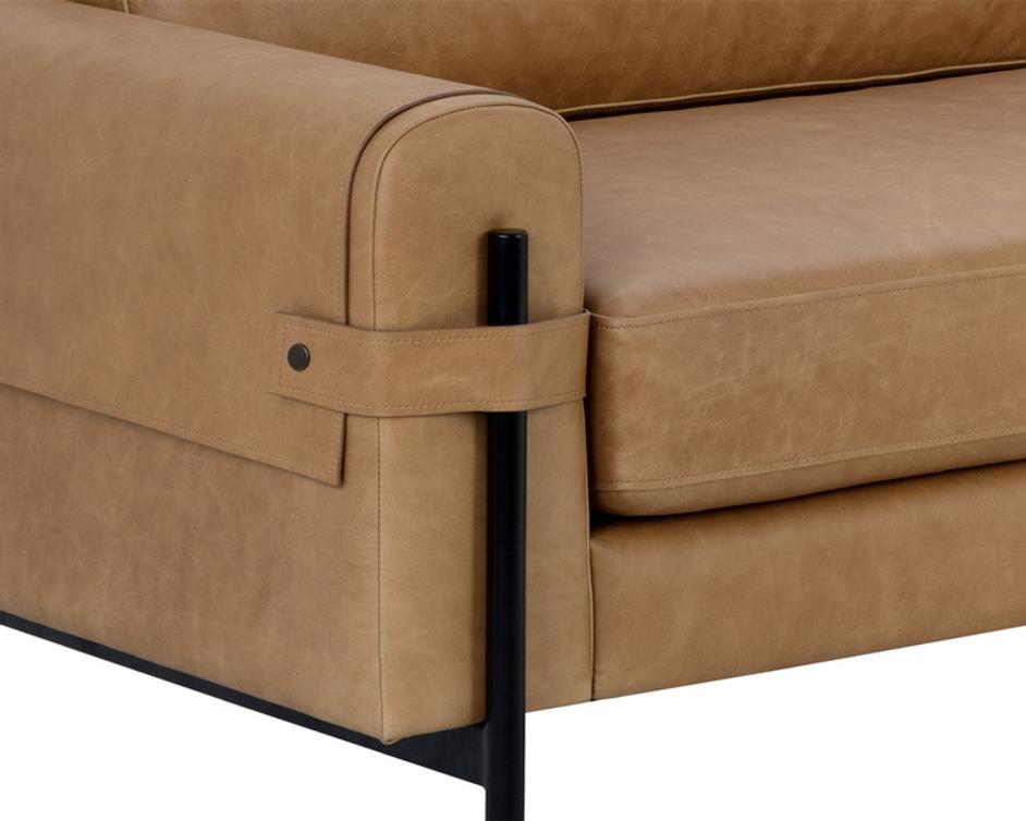 CAMUS SOFA - LUDLOW SESAME LEATHER by Sunpan