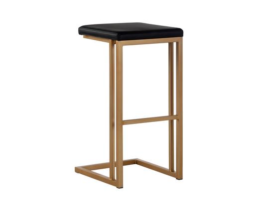 Boone Barstool - Champagne Gold - Onyx by Sunpan