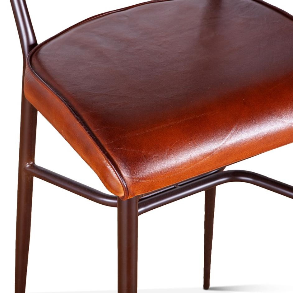 Wellington High Back Leather Bar Chair by Home Trends & Design
