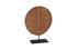 Carved Round Leaf on Metal Stand, Small by PHILLIPS COLLECTION