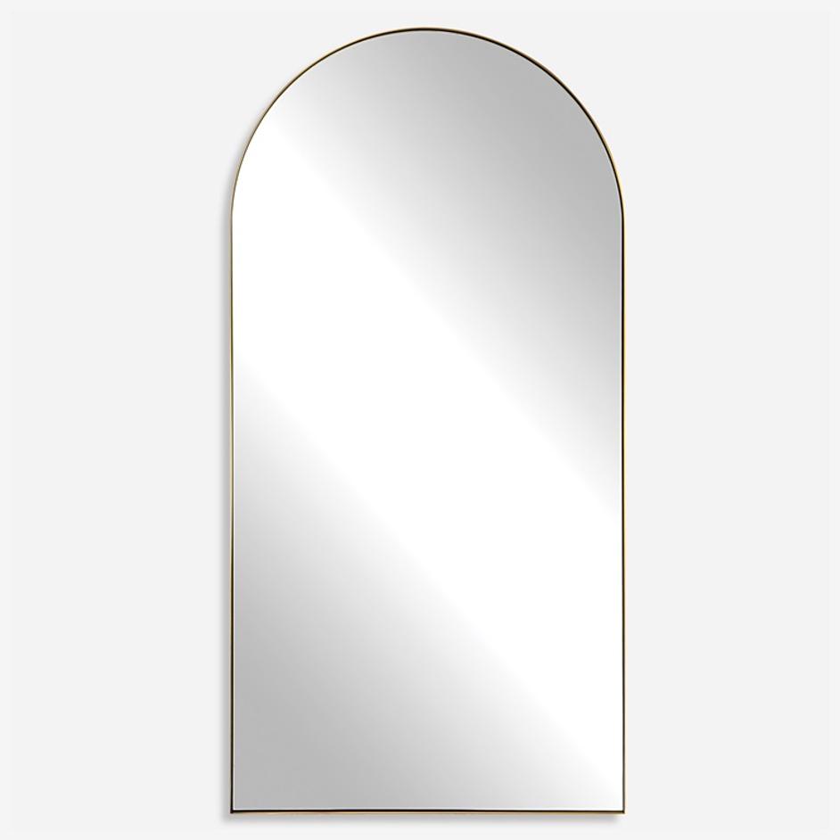 Crosley Antique Brass Arch Mirror by Uttermost