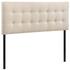 Leopold Queen Upholstered Fabric Headboard In Ivory by Modway Furniture