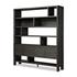 Noeline Wide Bookcase - Smoked Black Oak by Four Hands