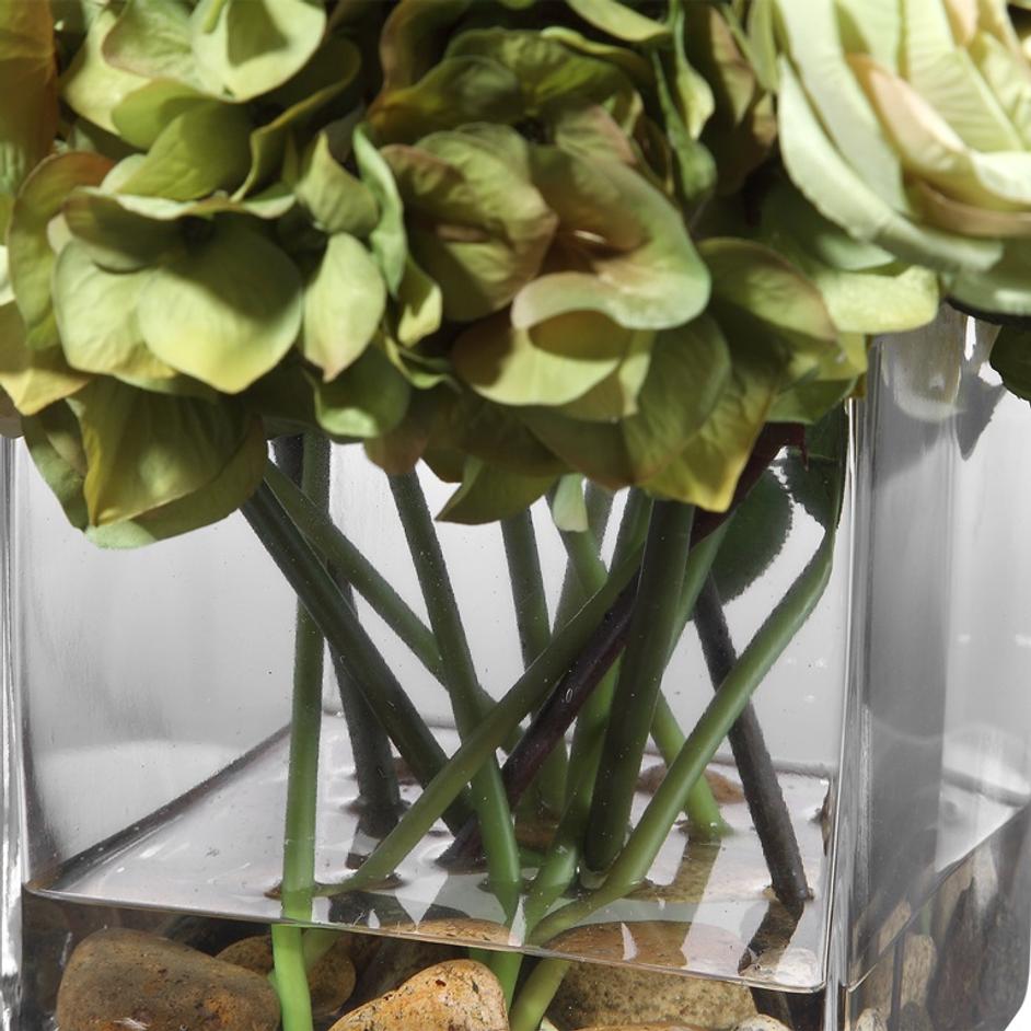 Cecily Hydrangea Bouquet by Uttermost