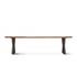 Brisbane 68" Sheesham Wood and Iron Dining Bench, Natural by Home Trends & Design