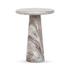 Huxley Marble Round Accent Table - 18" by Classic Home