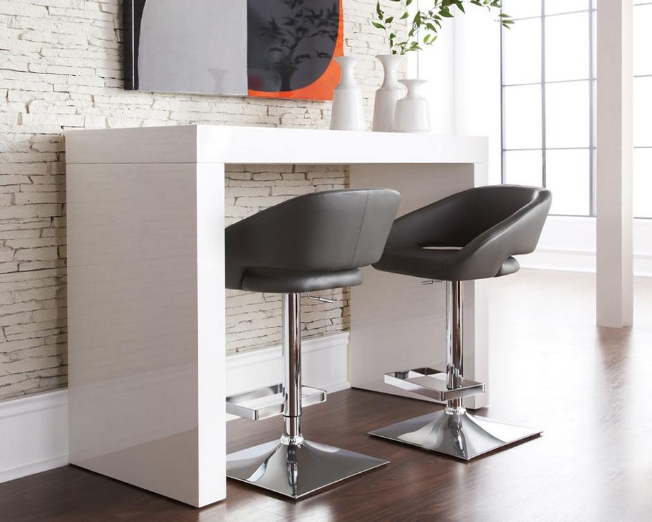 FARO C-SHAPE COUNTER TABLE - WHITE by Sunpan