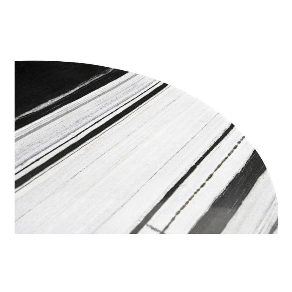 Celia Round Dining Table Panda Marble by Moes Home