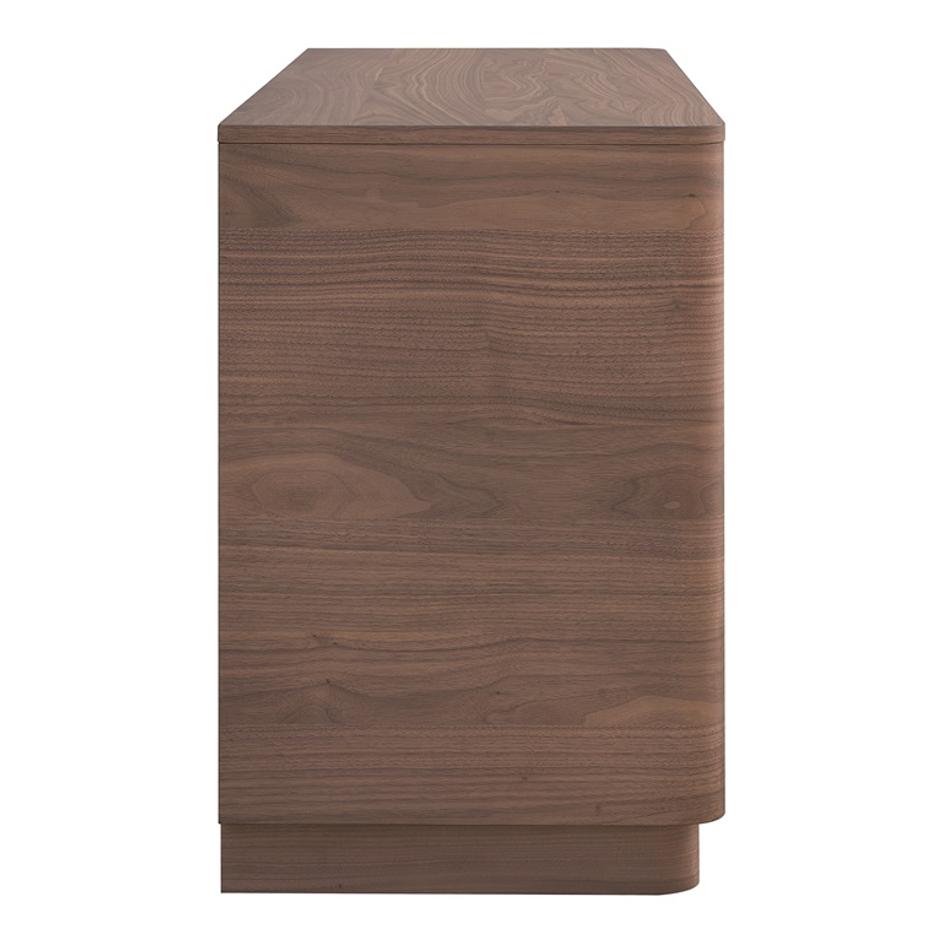 ROUND OFF DRESSER WALNUT by Moes Home